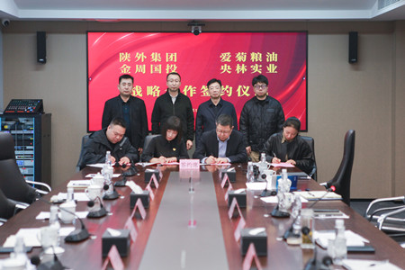 陜外集團與周至縣政府、愛菊糧油、金周國投、央林實業(yè)座談交流并簽署戰(zhàn)略合作協(xié)議